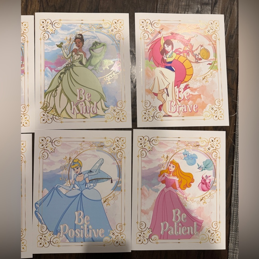 Disney Princess Motivational watercolor prints